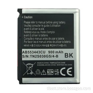 High capacity and best quality phone battery U708 for Samsung